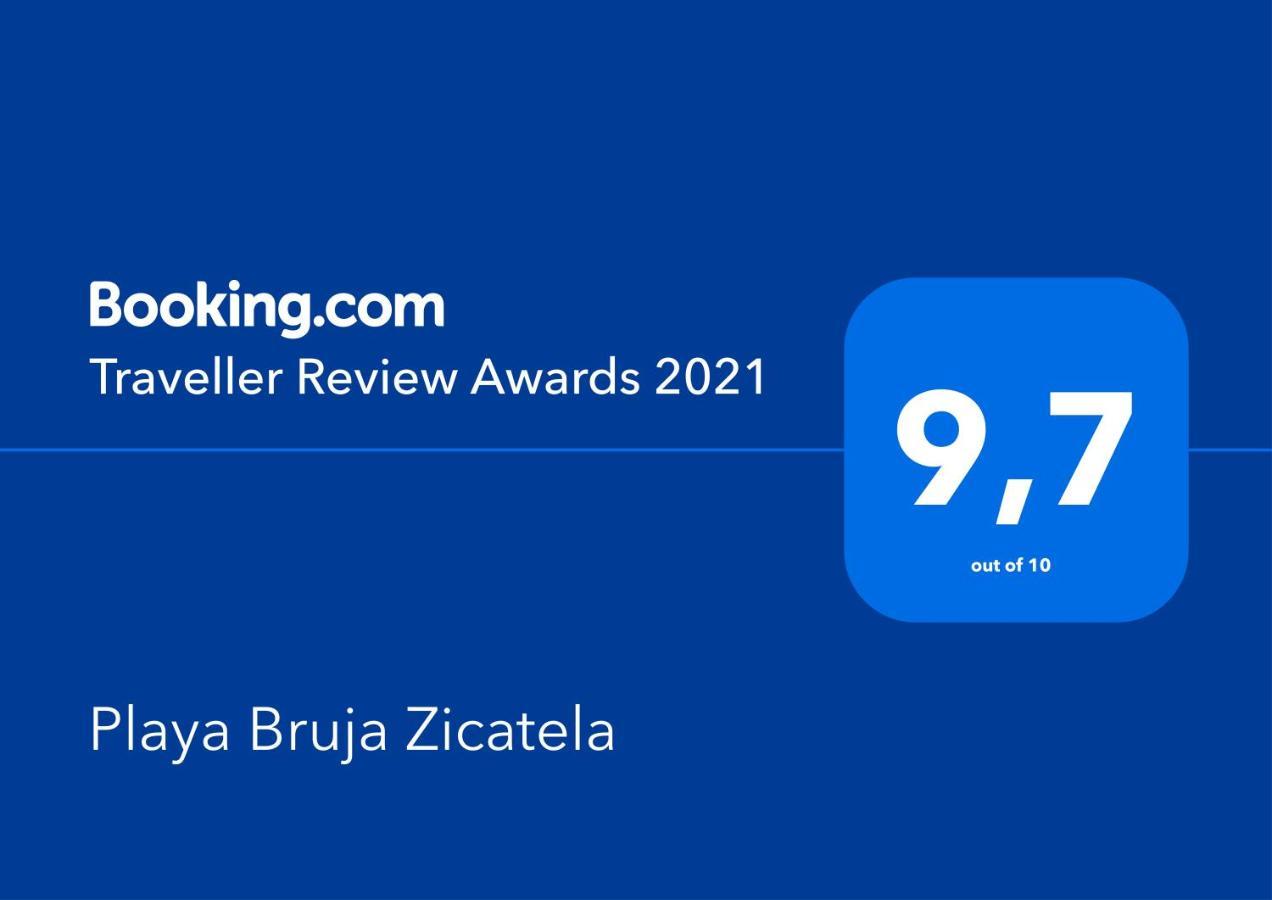 Playa Bruja Zicatela Apartment ปูแอร์โตเอสกอนดิโด ภายนอก รูปภาพ