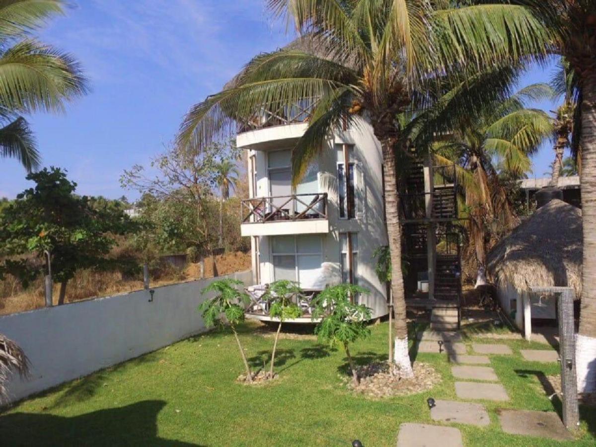 Playa Bruja Zicatela Apartment ปูแอร์โตเอสกอนดิโด ภายนอก รูปภาพ